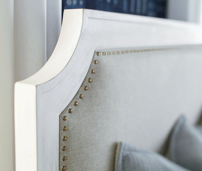 Ventura Upholstered Bed-Shell White - Chapin Furniture