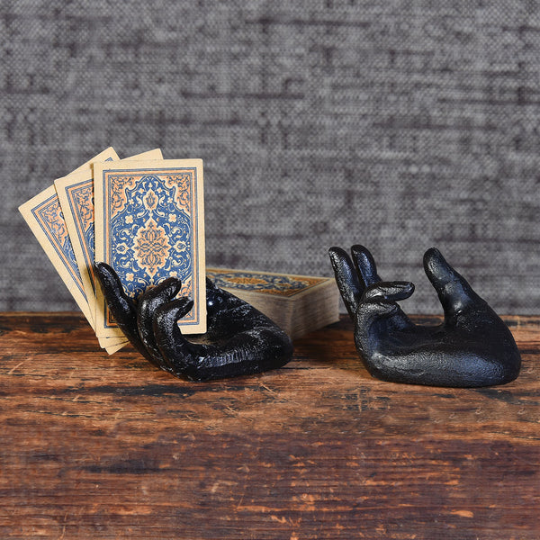 Single Hand Card Holder- Black - Chapin Furniture