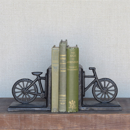 Bicycle Cast Iron Bookends - Chapin Furniture