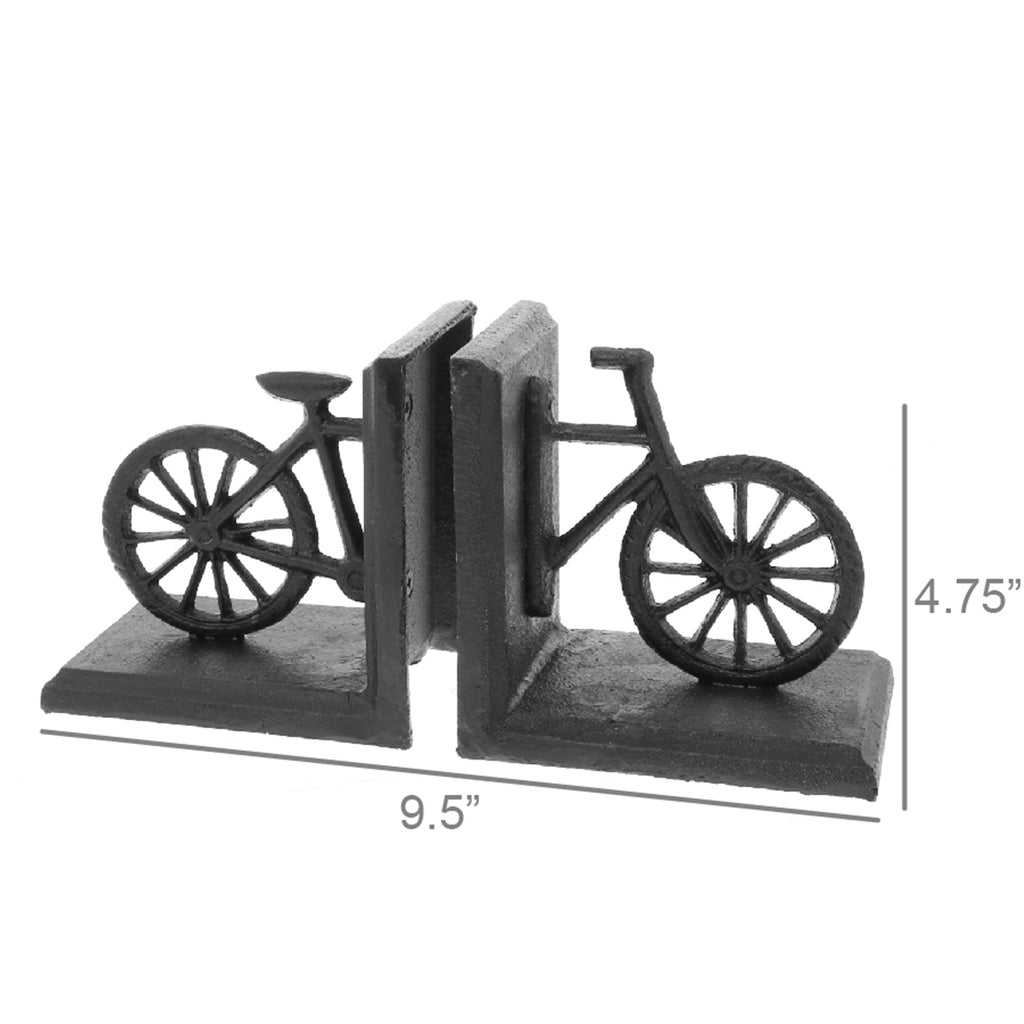 Bicycle Cast Iron Bookends - Chapin Furniture