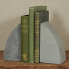 Geometric Cement Arch Bookends - Chapin Furniture