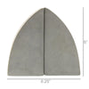 Geometric Cement Arch Bookends - Chapin Furniture