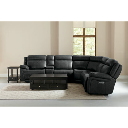 Bassett Club Level Evo Leather Motion Sectional- Multiple Colors - Chapin Furniture