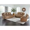 Bassett Club Level Parsons Leather Double Reclining Loveseat with Console- Multiple Colors - Chapin Furniture