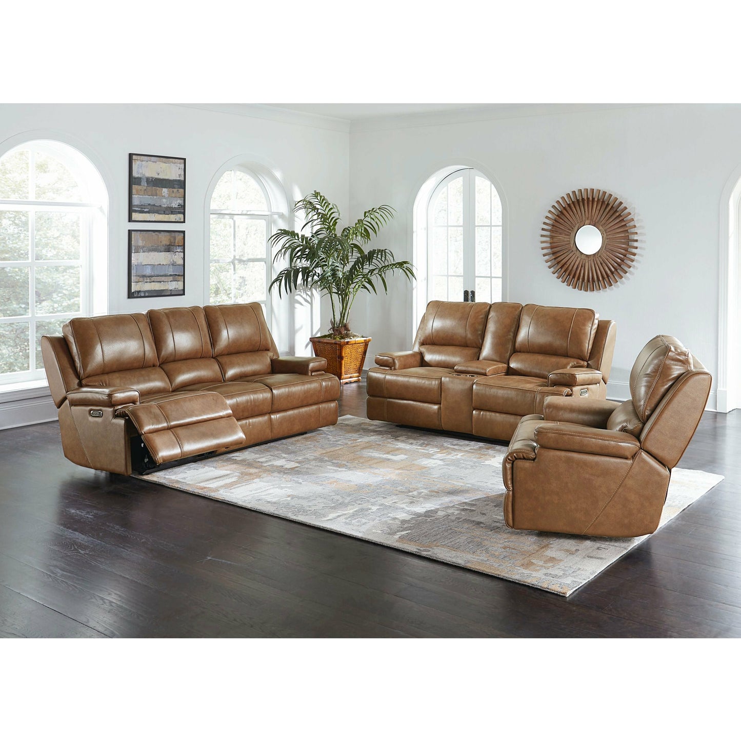 Bassett Club Level Parsons Power Leather Wallsaver Recliner- Multiple Colors - Chapin Furniture