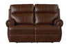 Bassett Club Level Claremont Power Motion Loveseat in Kobe Leather - Chapin Furniture