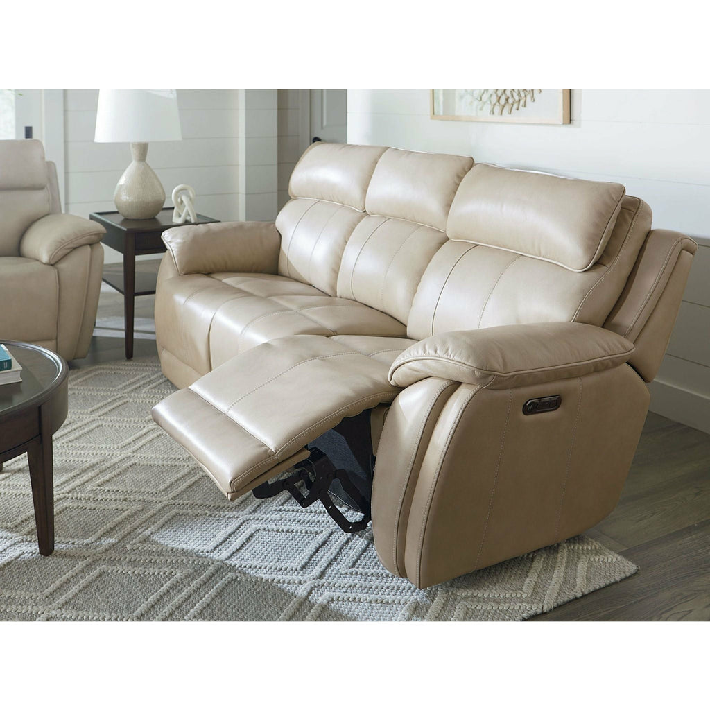 Bassett Club Level Levitate Power Leather Motion Sofa - Multiple Colors - Chapin Furniture