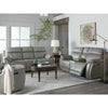 Bassett Club Level Levitate Power Leather Console Motion Loveseat - Multiple Colors - Chapin Furniture