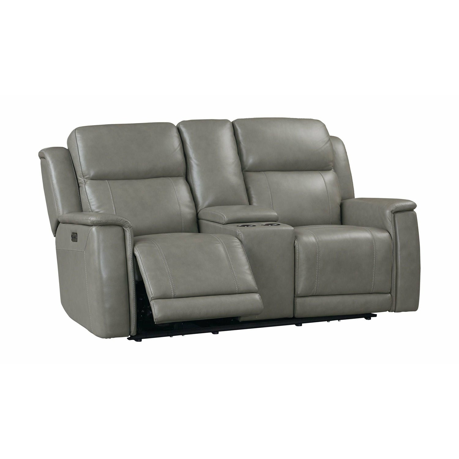 Bassett Club Level Conover Motion Consoled Loveseat - Thumbnail 4