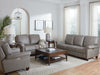 Bassett Club Level Dixon Power Motion Sofa in Granite Leather - Chapin Furniture