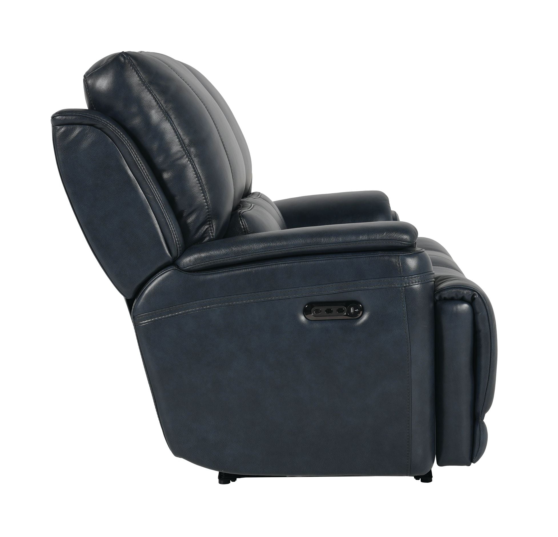 Bassett Club Level Burlington Power Motion Loveseat - Thumbnail 4