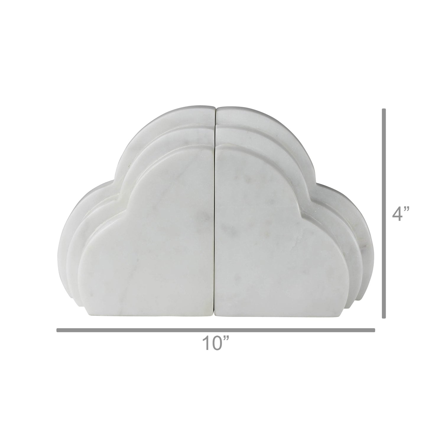 Cloud Bookends- Marble - Chapin Furniture