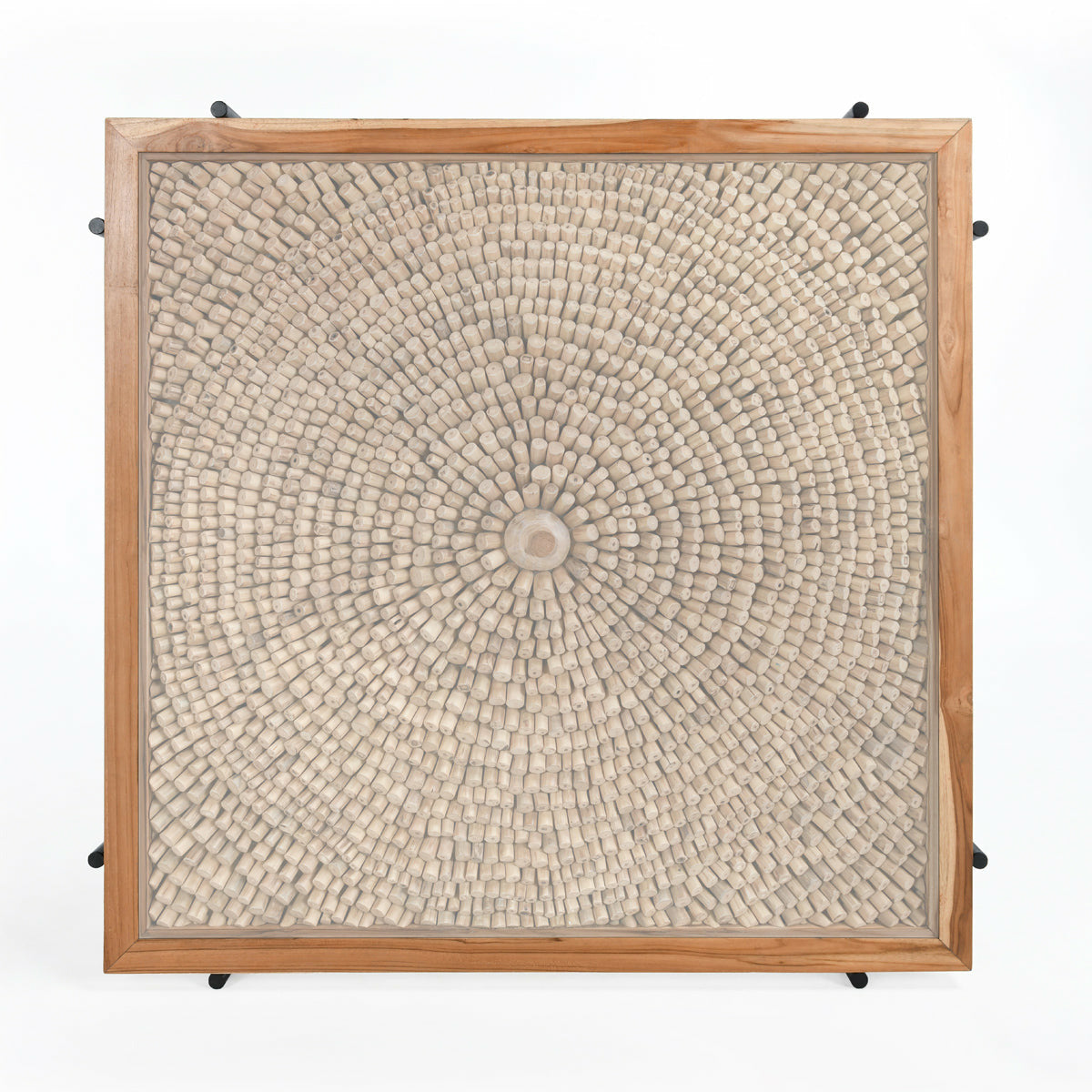 Cyrus 50" Square Coffee Table - Thumbnail 2