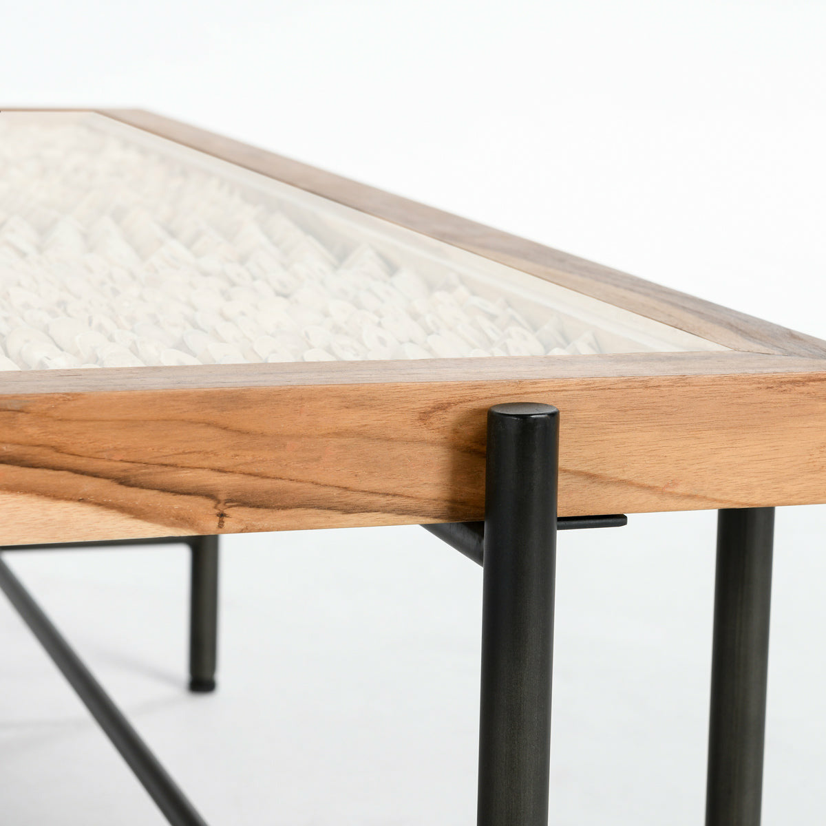 Cyrus 50" Square Coffee Table - Thumbnail 5