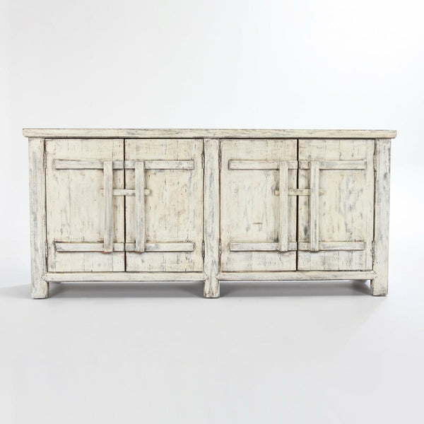 Lagos 4Dr Sideboard Antique White - Chapin Furniture