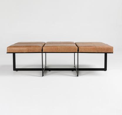 Calvin 62" Ottoman- Chestnut - Chapin Furniture