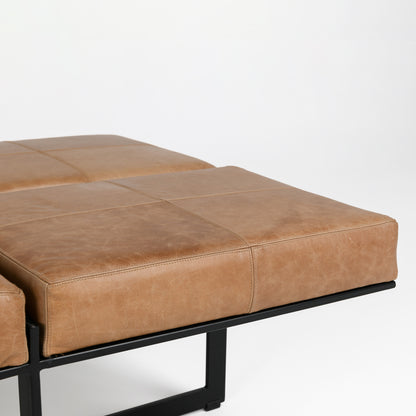 Calvin 62" Ottoman- Chestnut - Chapin Furniture