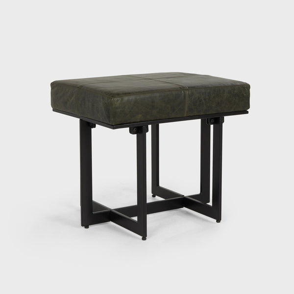 Calvin Stool- Forest Green - Chapin Furniture