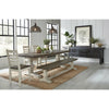 Caleb 83" Bench -Brown and Ivory Finish - Chapin Furniture