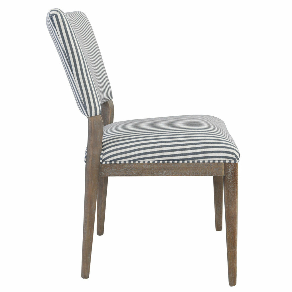 Phillip Upholstered Dining Chair Striped- Set of 2 - Chapin Furniture
