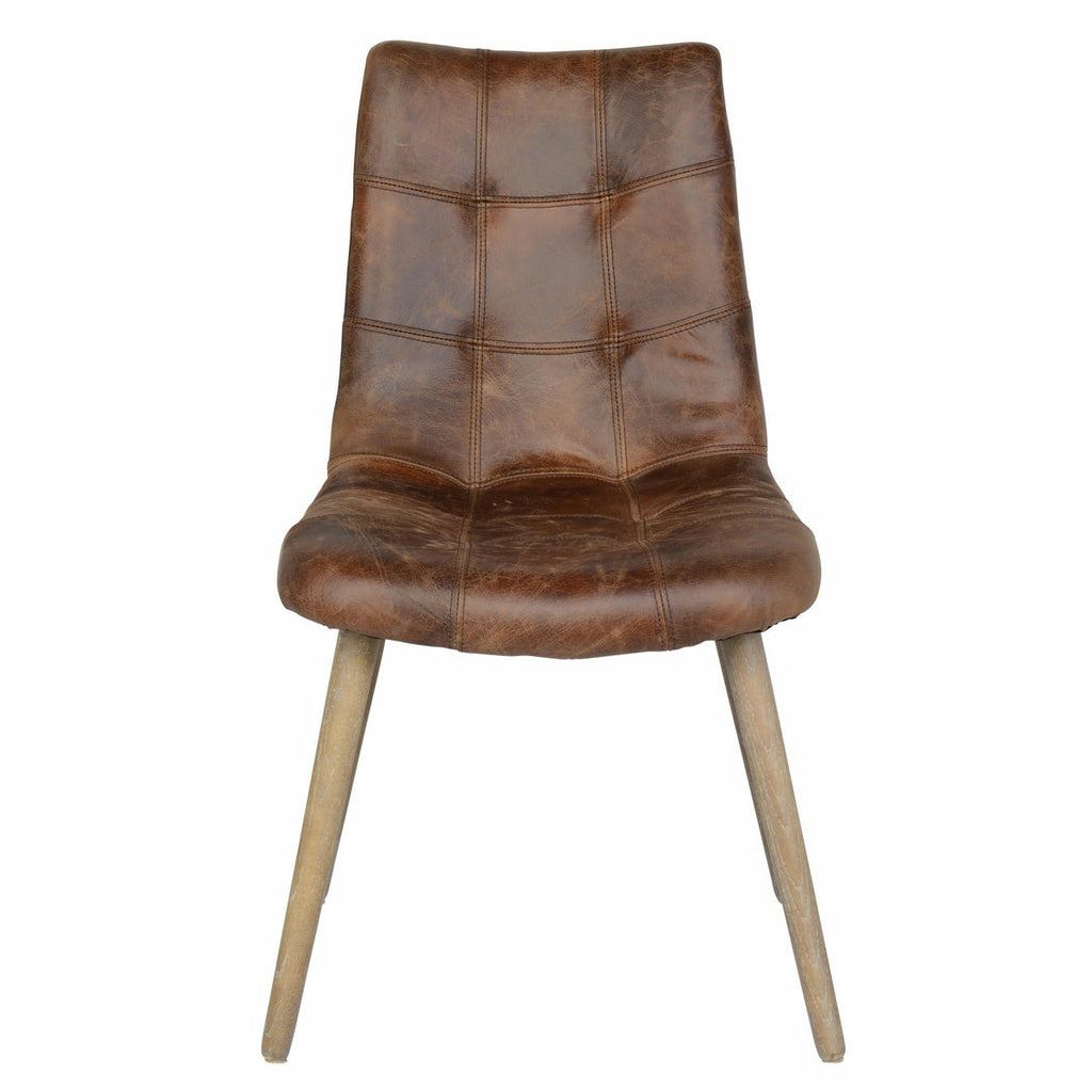 Roosevelt Upholstered Dining Chair Chestnut- Set of 2 - Chapin Furniture