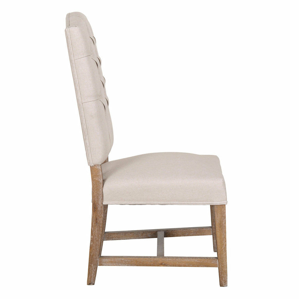 Ava Upholstered Dining Chair Beige- Set of 2 - Chapin Furniture