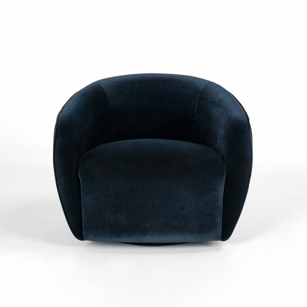 Harper Swivel Accent Chair Midnight Blue - Chapin Furniture
