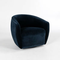 Harper Swivel Accent Chair Midnight Blue | Chapin Furniture