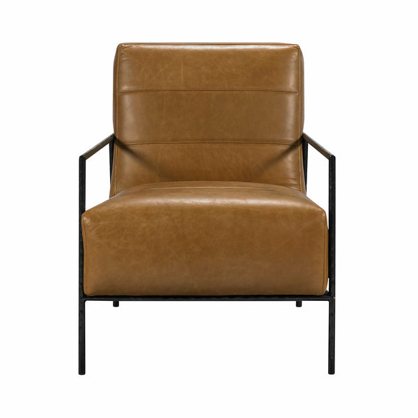 Camden Accent Chair Sahara Leather - Chapin Furniture