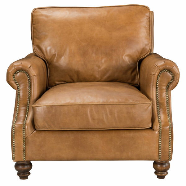 Nicholas Leather Club Chair - Chapin Furniture