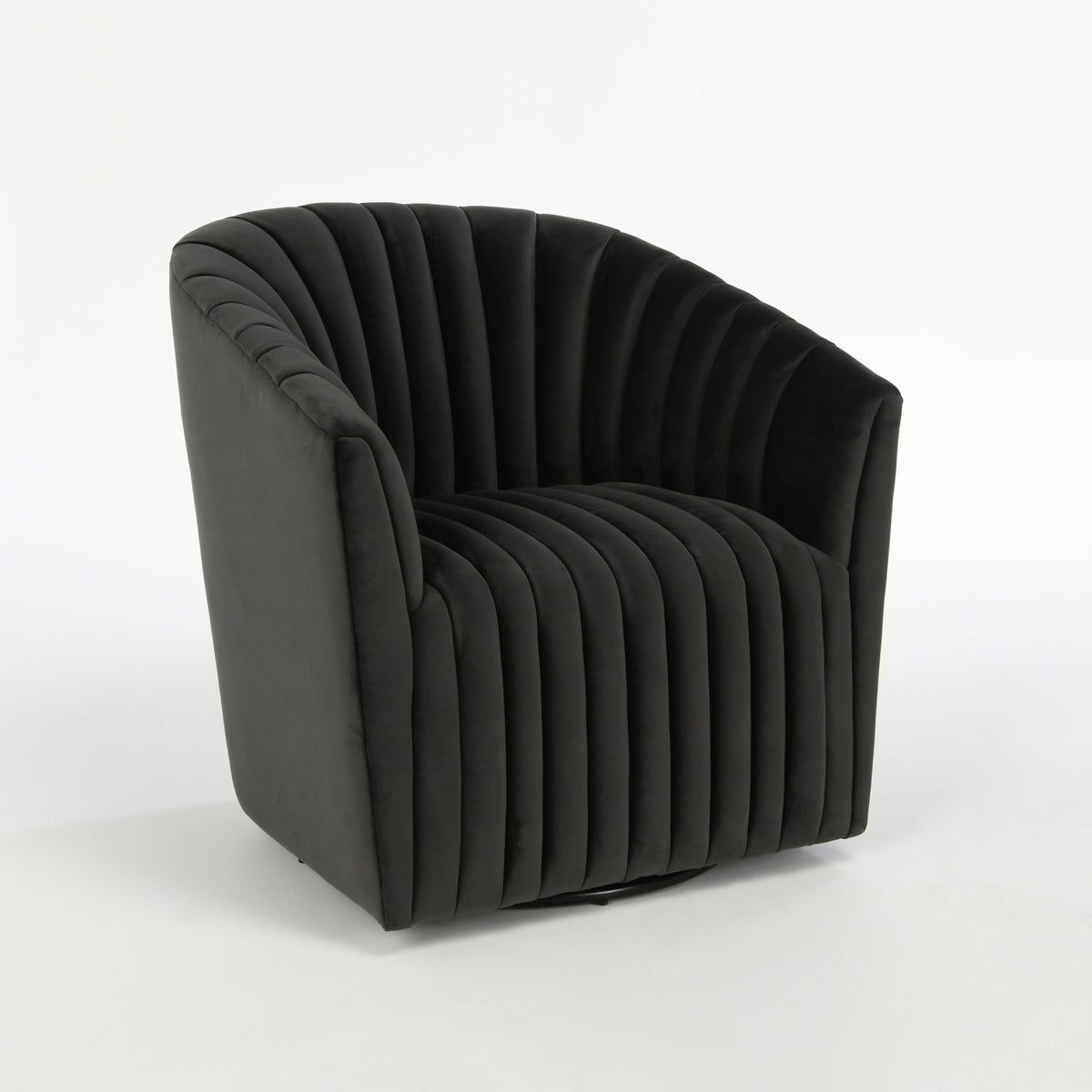 Arline Swivel Accent Chair- Gray - Chapin Furniture