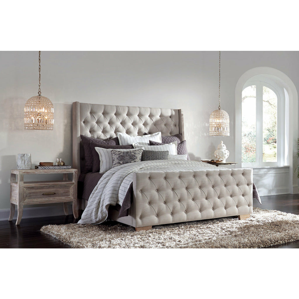 Laurent Tufted Bed Eastern King - Chapin Furniture