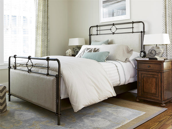 Curated Upholstered Metal King Bed - Chapin Furniture