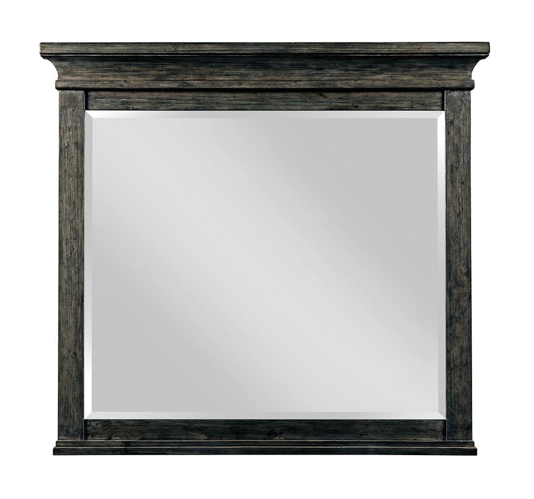 Plank Road Jessup Mirror- Charcoal - Chapin Furniture