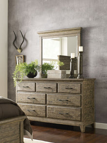 Plank Road Jessup Mirror- Stone - Chapin Furniture