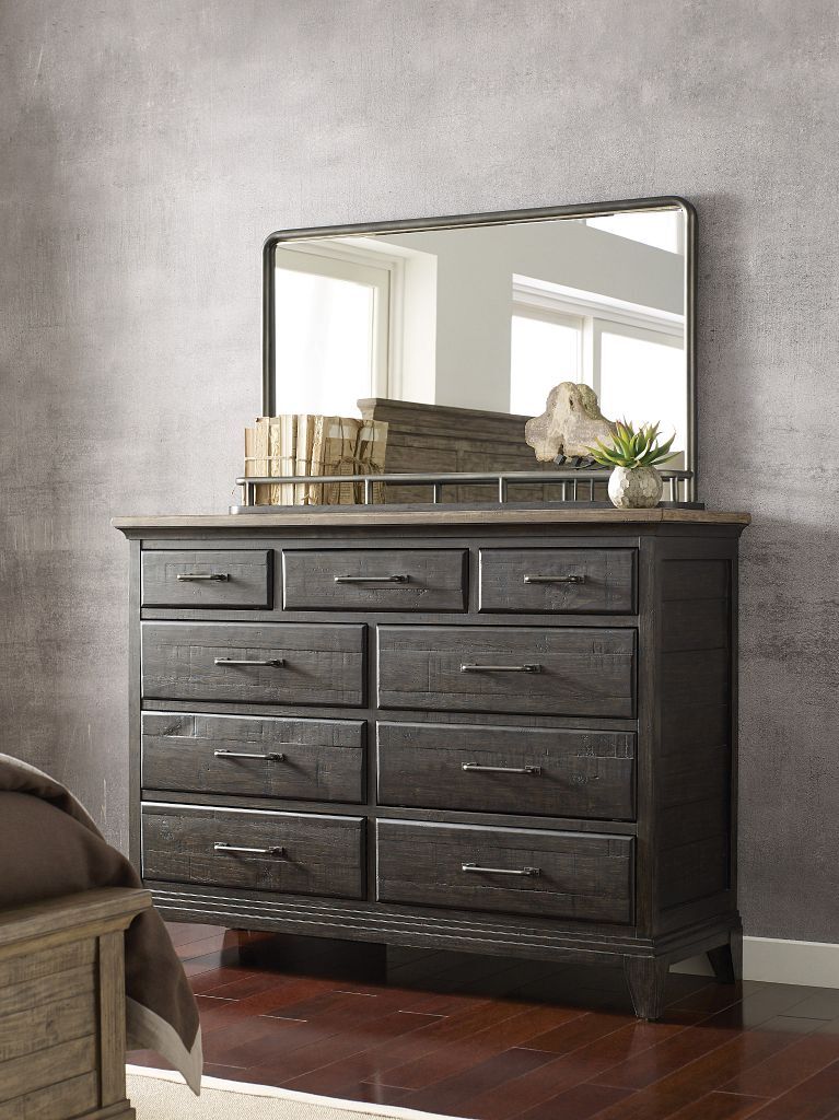 Plank Road Westwood Bureau- Charcoal - Chapin Furniture