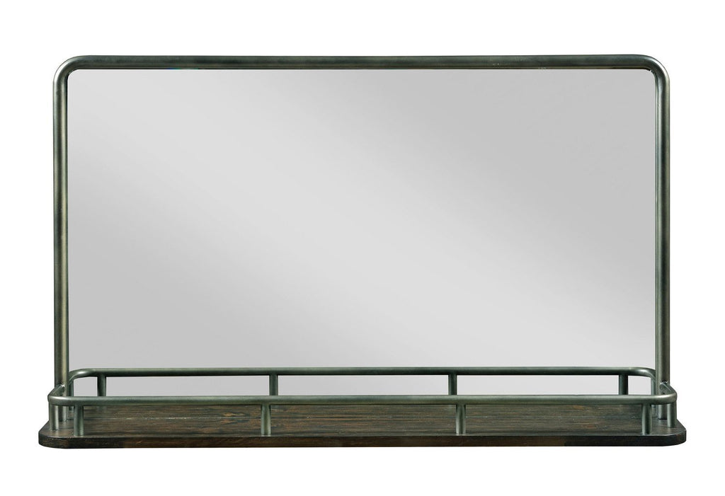 Plank Road Westwood Landscape Mirror- Charcoal - Chapin Furniture