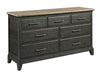 Plank Road Farmstead Dresser- Charcoal - Chapin Furniture