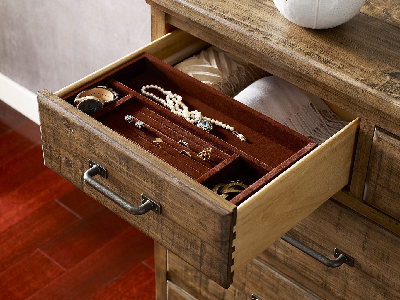 Plank Road Westwood Bureau- Stone - Chapin Furniture