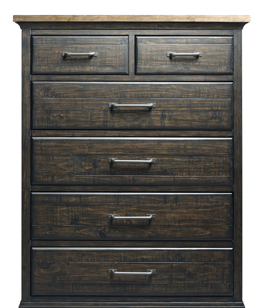 Plank Road Devine Drawer Chest- Charcoal - Chapin Furniture