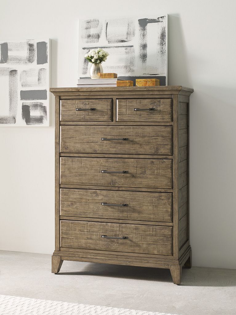 Plank Road Devine Drawer Chest- Stone - Chapin Furniture