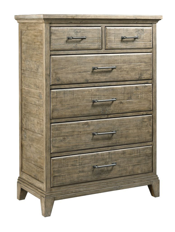 Plank Road Devine Drawer Chest- Stone - Chapin Furniture