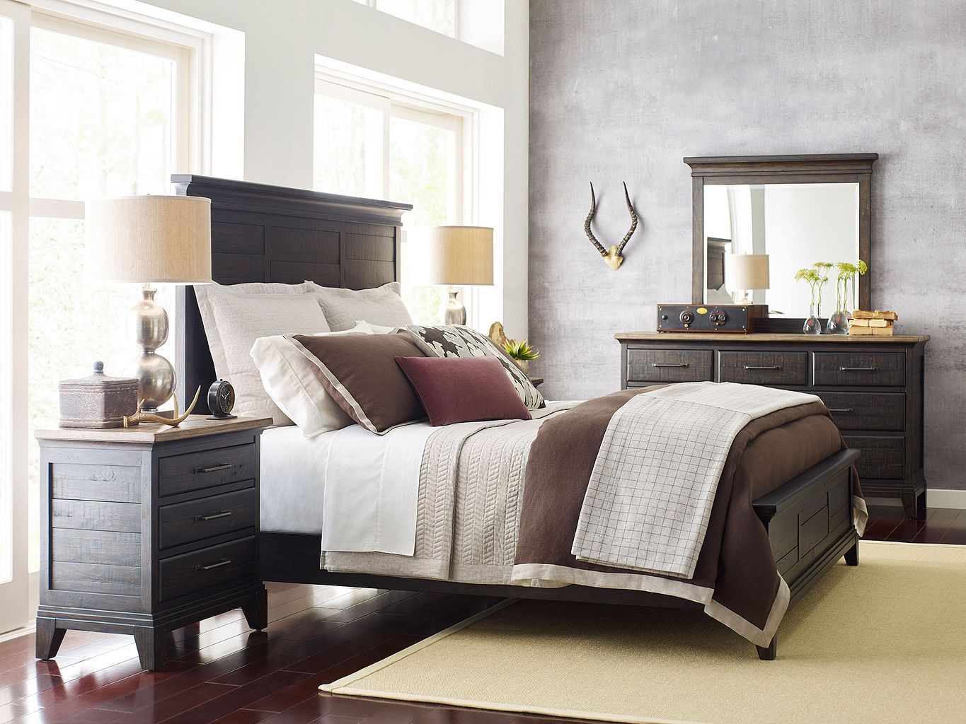 Plank Road Jessup Panel Bed- Queen - Chapin Furniture