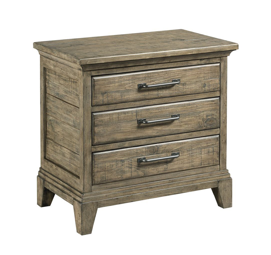 Plank Road Blair Nightstand- Stone - Chapin Furniture