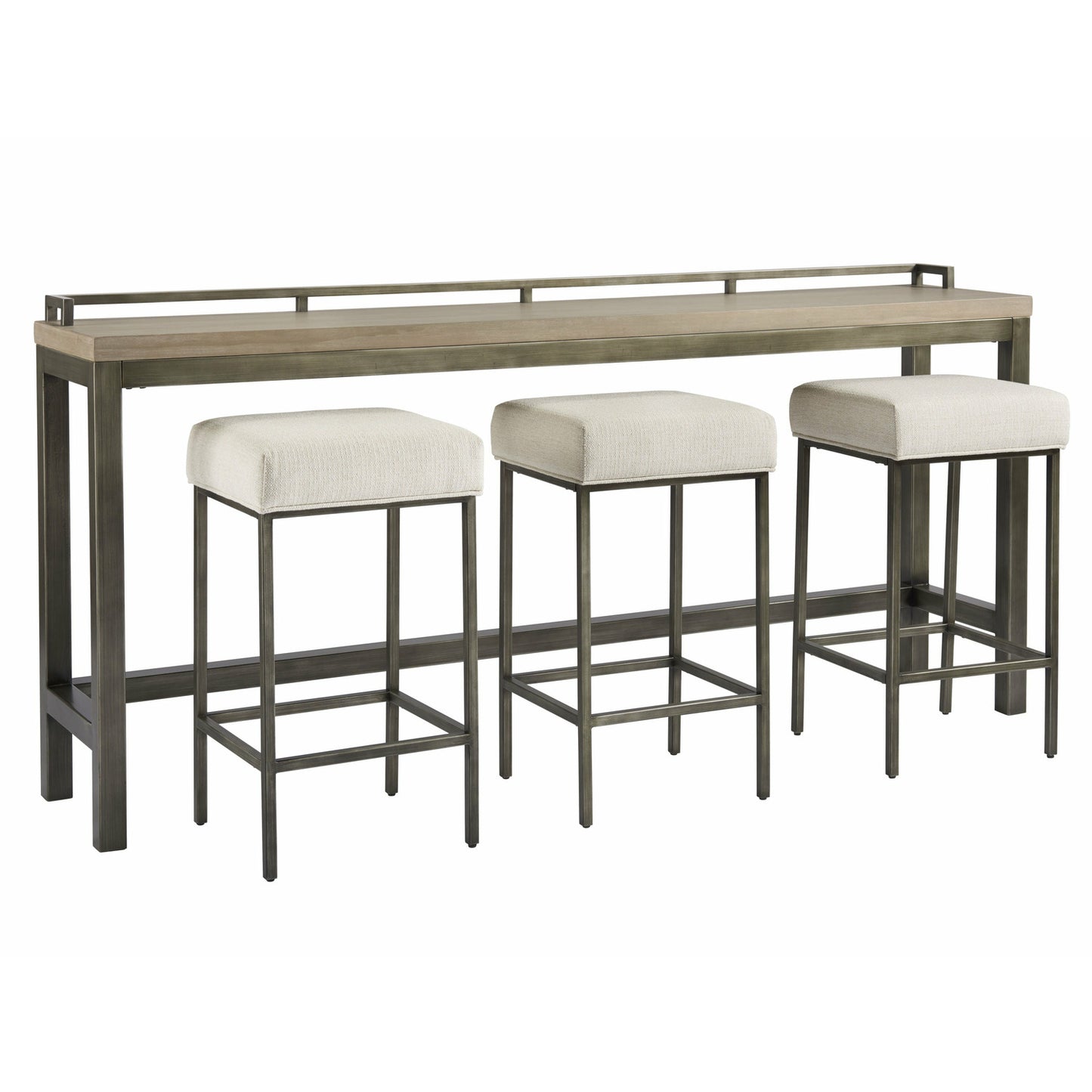 Mitchell Console Table With 3 Stools - Chapin Furniture