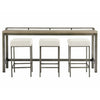 Mitchell Console Table With 3 Stools - Chapin Furniture