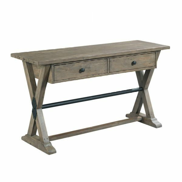 Reclamation Place Trestle Sofa Table - Thumbnail 5