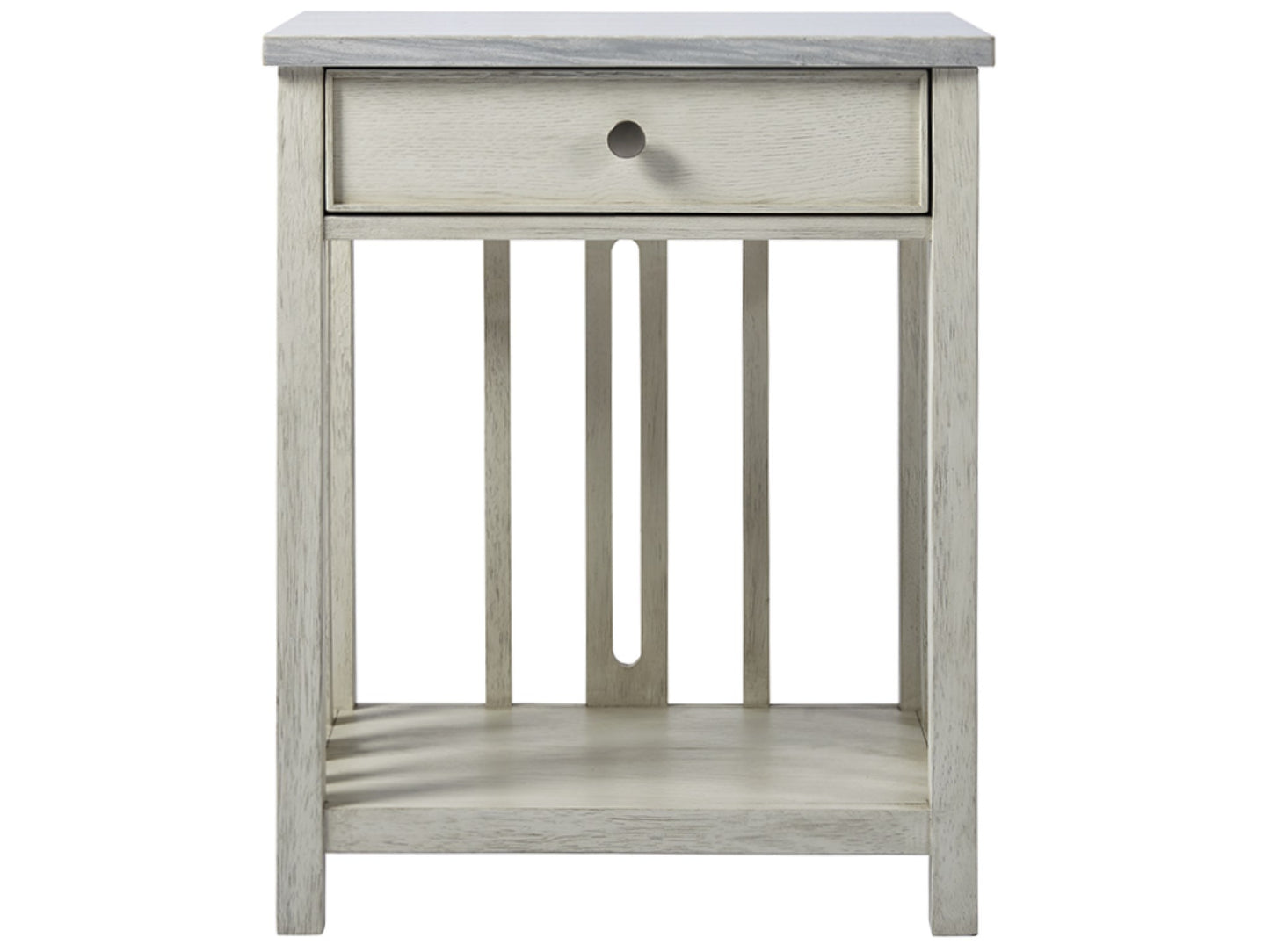 Escape Coastal Living Bedside Table With Stone Top - Chapin Furniture