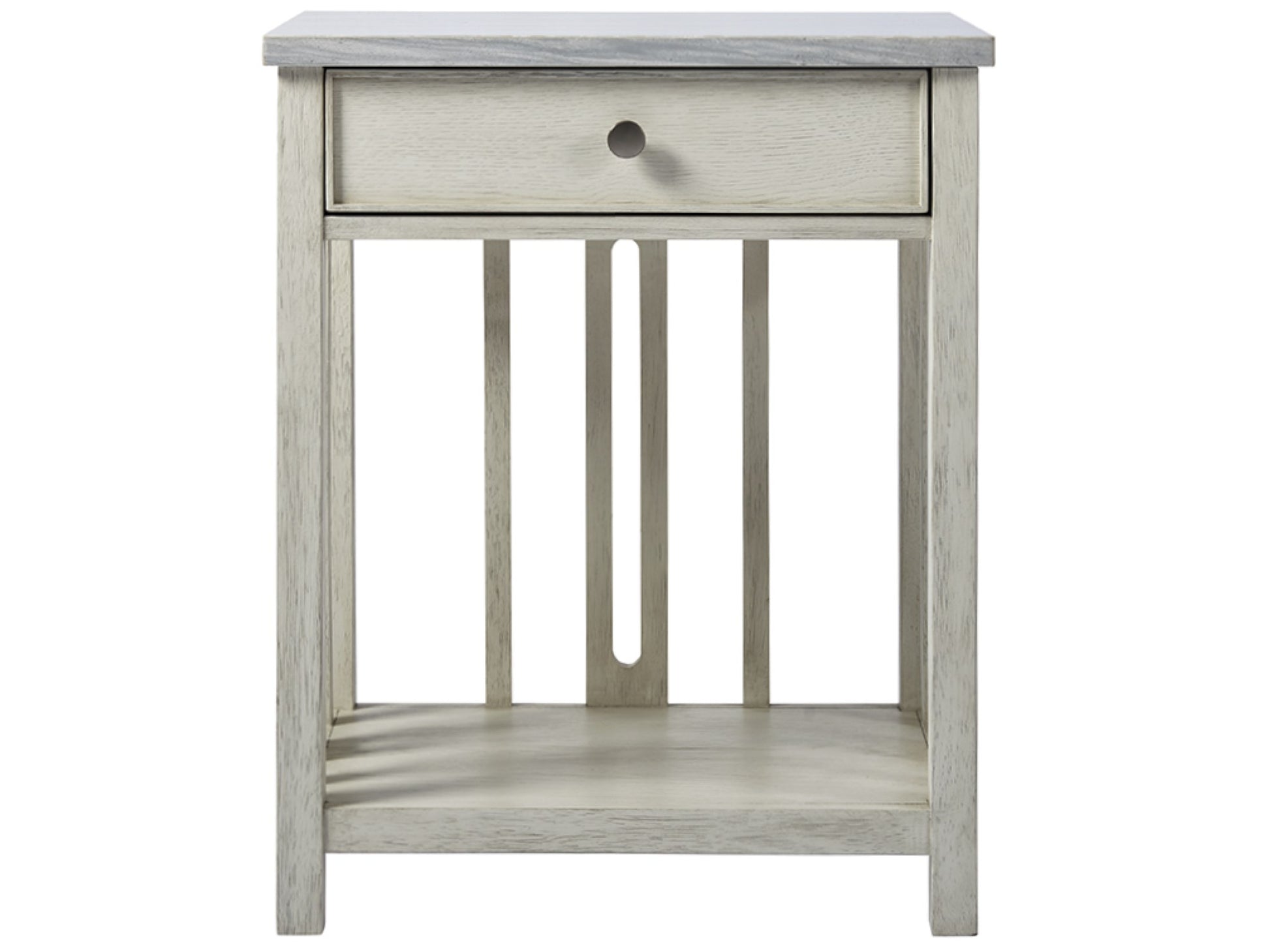 Escape Coastal Living Bedside Table With Stone Top - Chapin Furniture