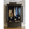 Mill House Simmons Armoire- Anvil Finish - Chapin Furniture